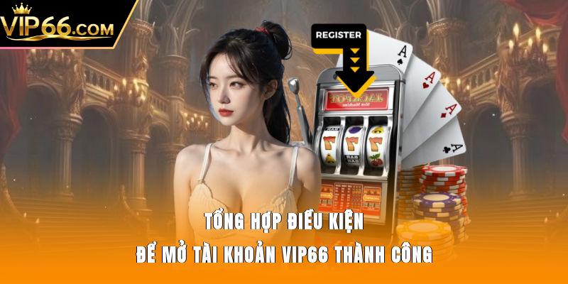 Tổng hợp điều kiện để mở tài khoản Vip66 thành công